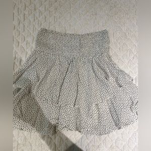 Princess Polly Ruffles White Mini Skirt